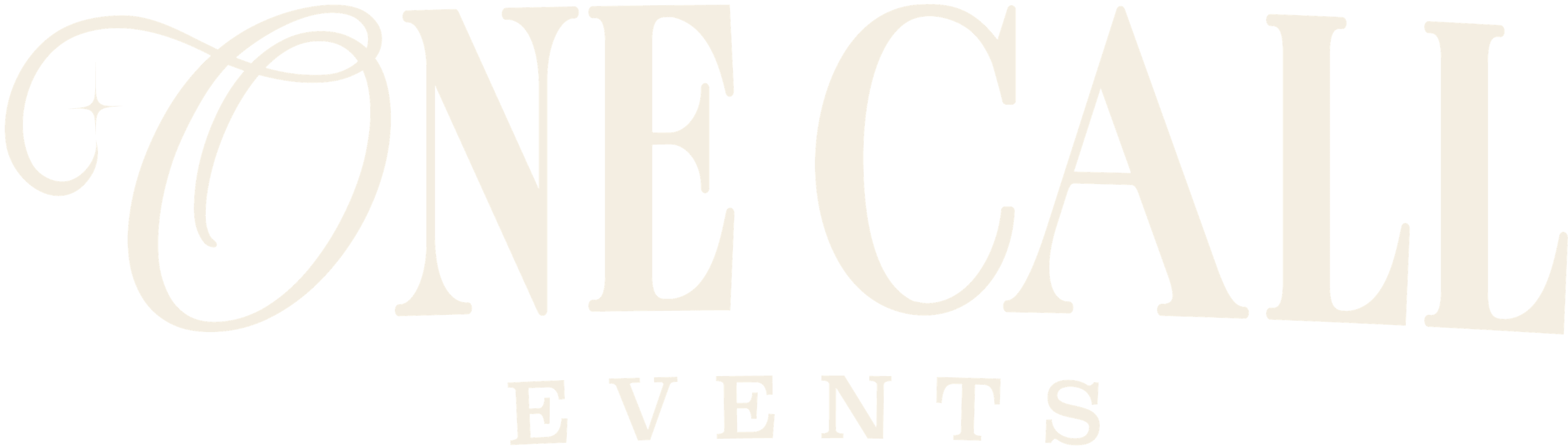 One Call Events logo